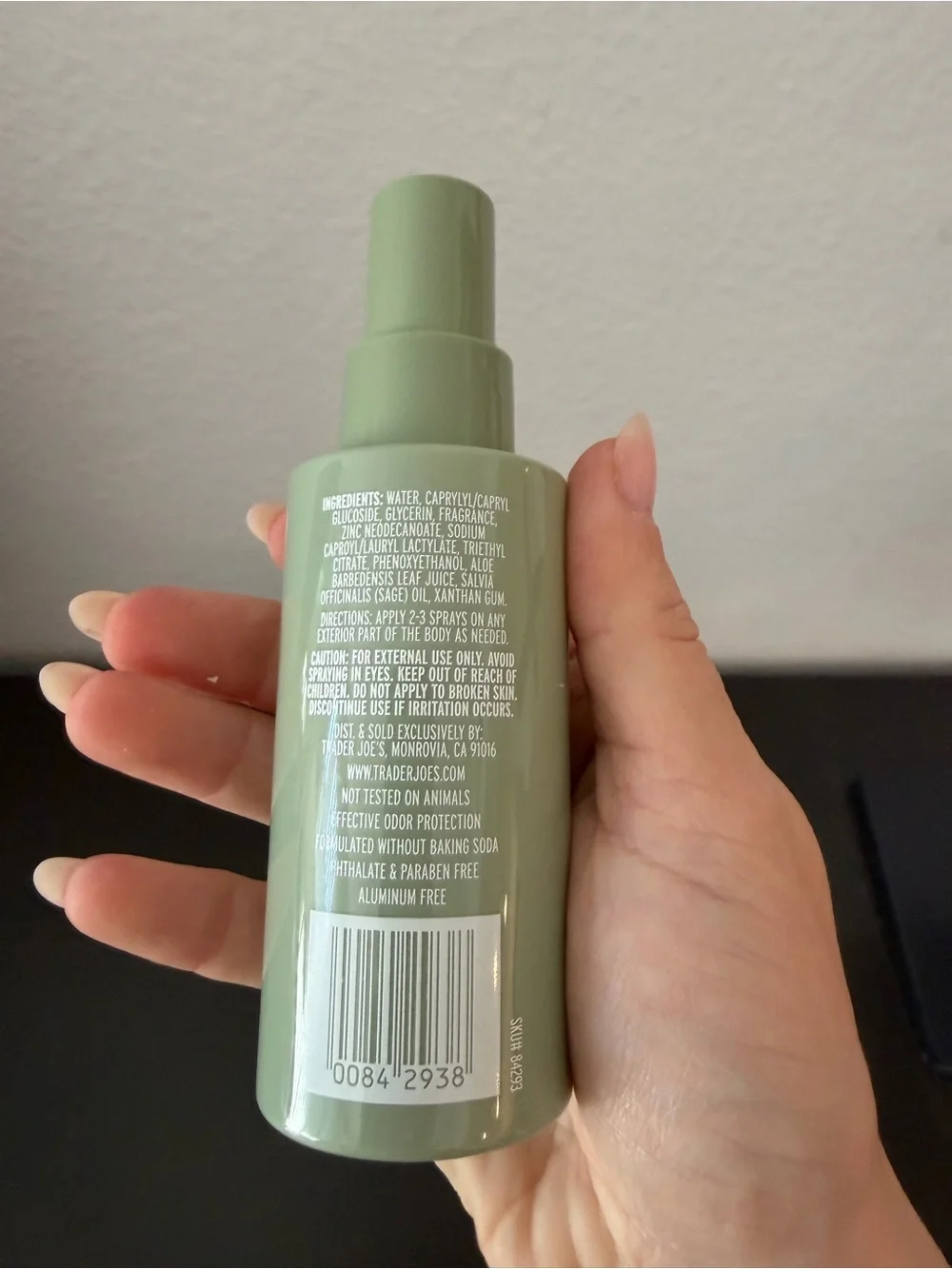 Trader Joe’s Limited Edition Cypress Bergamot Whole Body Deodorant Spray Lot 3